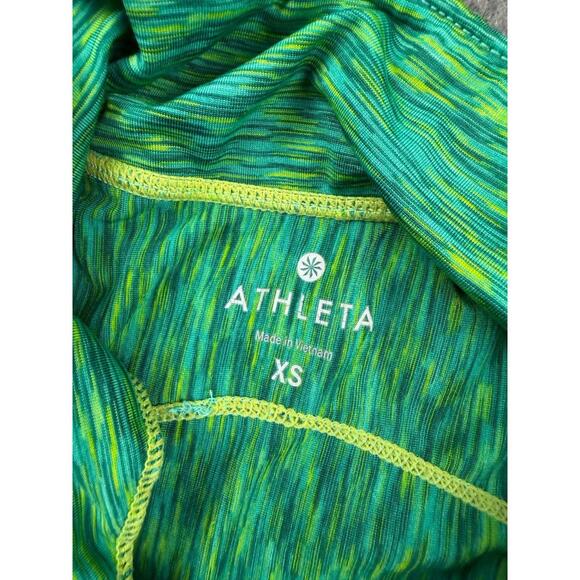 Athleta Women's XS Long Sleeve Green Activewear Top - Picture 3 of 5